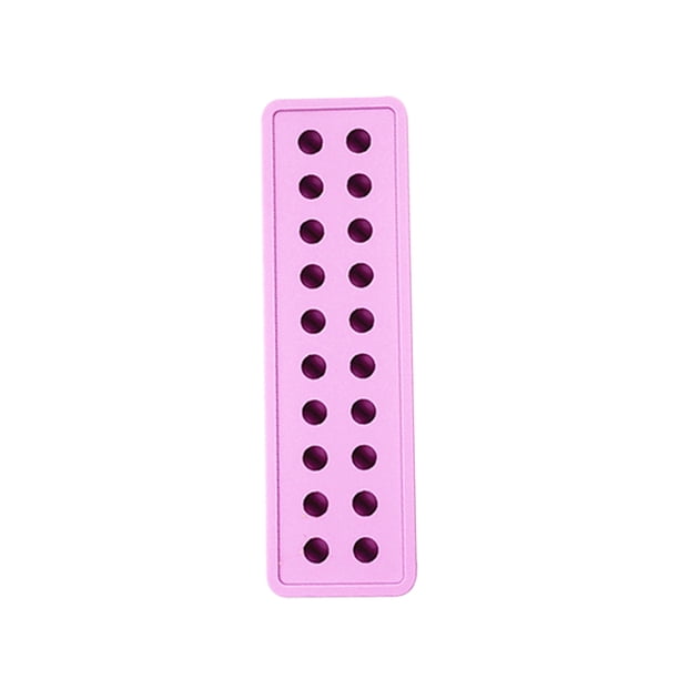 1 molde de silicona para cubitos de hielo con 20 cavidades, ideal para cocina, bar y fiestas (morado claro).