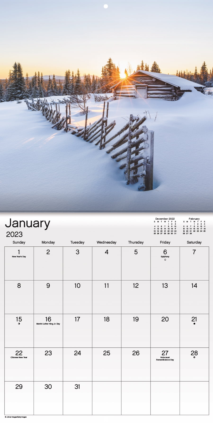 2023 Season Wall Calendar
