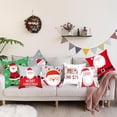 thumbnail image 4 of Funda de cojín navideña para decoración del hogar, funda de almohada con adornos navideños, regalos de Navidad, Año Nuevo, 2023, 2024, 4 of 4