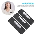 thumbnail image 2 of RUNROTOO 3Pcs Blank Name Tags Assorted Colors Plastic Badges for Employee Identification, 2 of 8