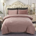 thumbnail image 2 of JML Sherpa Fleece Bed Blankets, Woodrose Thick Warm Borrego Cal King Blanket for Bed, 87"x95", 2 of 7