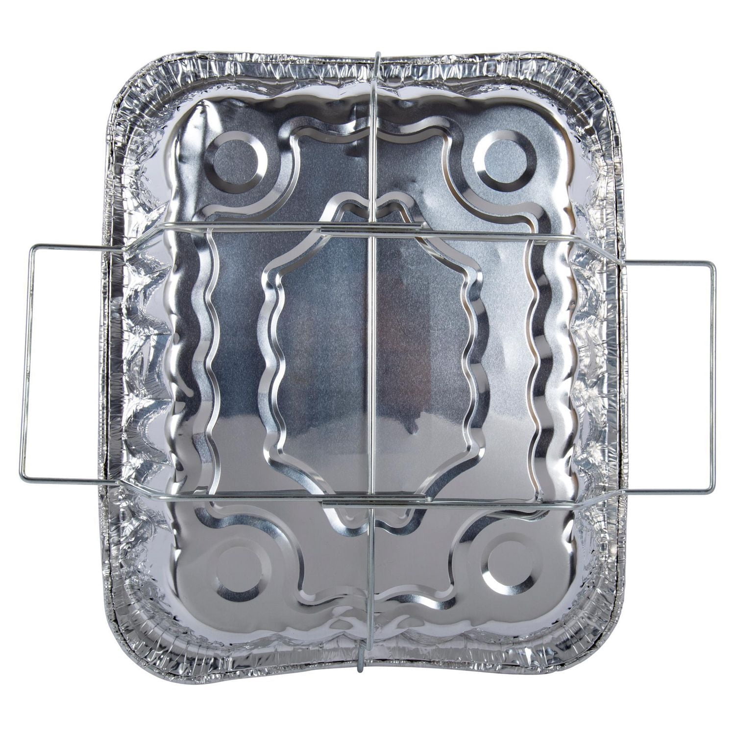 Luciano Housewares Ensemble de plats à rôtir profonds en feuille d’aluminium
