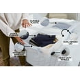 thumbnail image 5 of Rubbermaid 68 Qt Under the Bed Wheeled Storage Container w/ Lid, Clear 2 Pack, 5 of 7