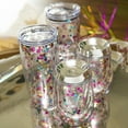 thumbnail image 4 of Evergreen Beautiful Glitter Acrylic Travel Cup with Lid Gift Set - 7 x 4 x 4 Inches, 4 of 7