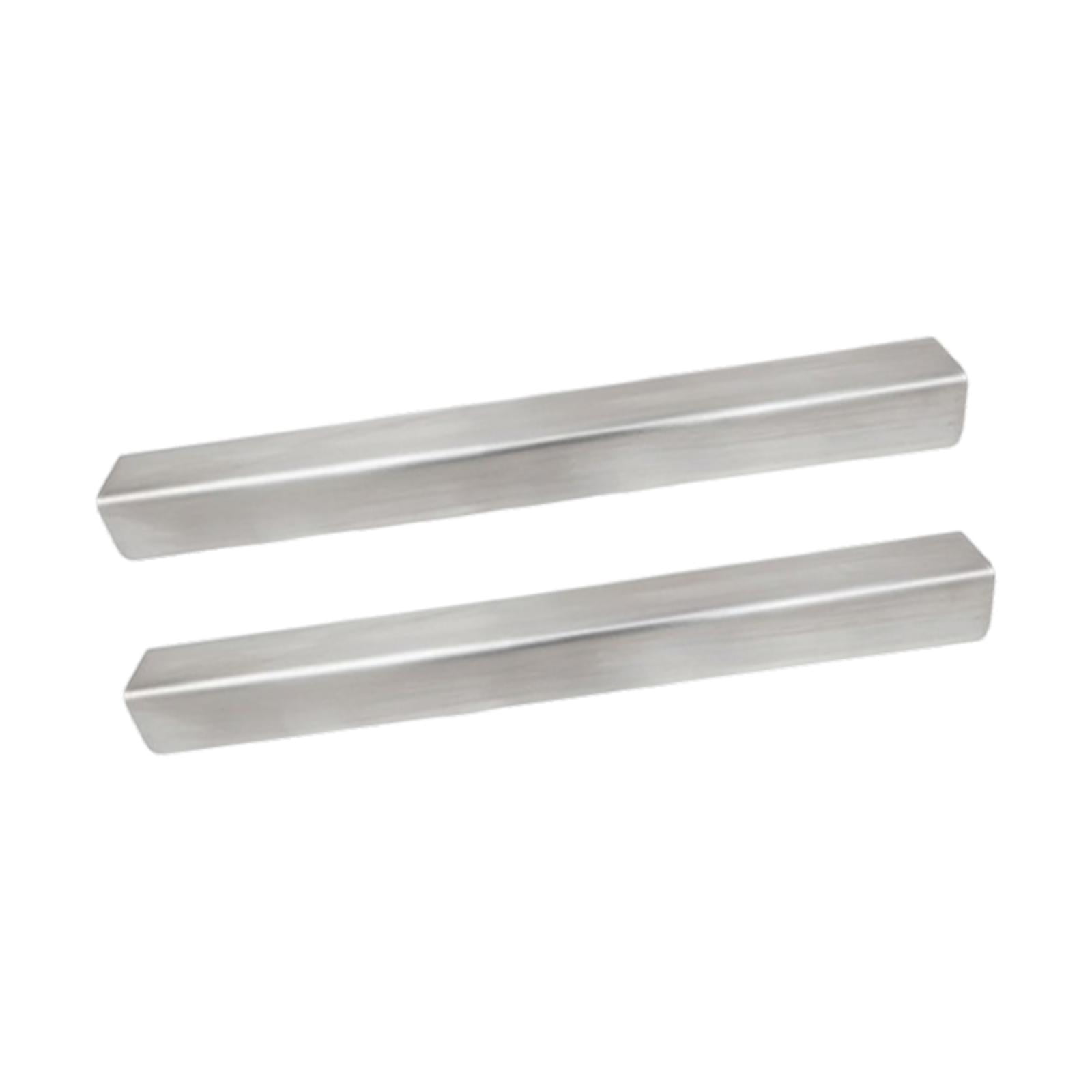 2 Set Cabinet Edge Protectors Door Guard Stainless Steel Scratch Resistant for Office Baby Proofing Bedroom Furniture
