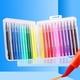 thumbnail image 5 of pstuiky Rotuladores de acuarela para efectos de acuarela y caligrafía puntas de pincel de nailon flexibles capacidad de 1,5 ml marcadores de pintura para dibujar escribir en diario y regalar., 5 of 6