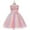 Pink, variant on TAGOLD Toddler Girls Color Net Yarn Bowknot Birthday Party Flowers Gown Kids Dresses Rose Gold 8-9 Years