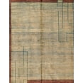 thumbnail image 1 of Ahgly Company Indoor Rectangle Abstract Dark Gold Brown Abstract Area Rugs, 4' x 6', 1 of 6
