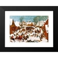 thumbnail image 2 of Pieter Bruegel The Elder 24x18 Black Modern Framed Museum Art Print Titled - Massacre of the Innocents, 2 of 5