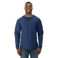 thumbnail image 1 of Jerzees Mens DRI-POWER Active Long Sleeve Crew T-Shirt, S, J Navy, 1 of 2