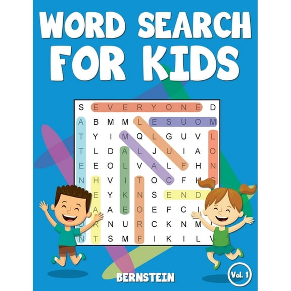 Word Search for Kids: 200 Easy Word Search Puzzles with Solutions - Large Print (Vol.1)