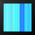 thumbnail image 2 of Grayscale 15x15 Black Modern Framed Museum Art Print Titled - Pinstripes XXV, 2 of 5