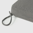 thumbnail image 6 of WestinTrends Solace Outdoor Patio Furniture Seat Chair Square Cushions Without Welt, Set of 2, 20" x 19", Grey, 6 of 8