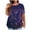 Purple, variant on New Years Eve Blouses For Women 2026 Womens Short Sleeve Tops Dressy Casual Summer Shirts Cotton Business Casual Blouses For Women Winter Cute T Shirts For Women Plus Size