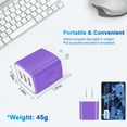 thumbnail image 5 of iPhone Charger,USB Charger Block,iPhone Charging Cable 10ft 6ft 3ft,HAOANO 3.1A USB Wall Charger Multi-Port Power Adapter Plug Charger Cable 10ft Compatible for iPhone Fast Charging Cable Cord, 5 of 8