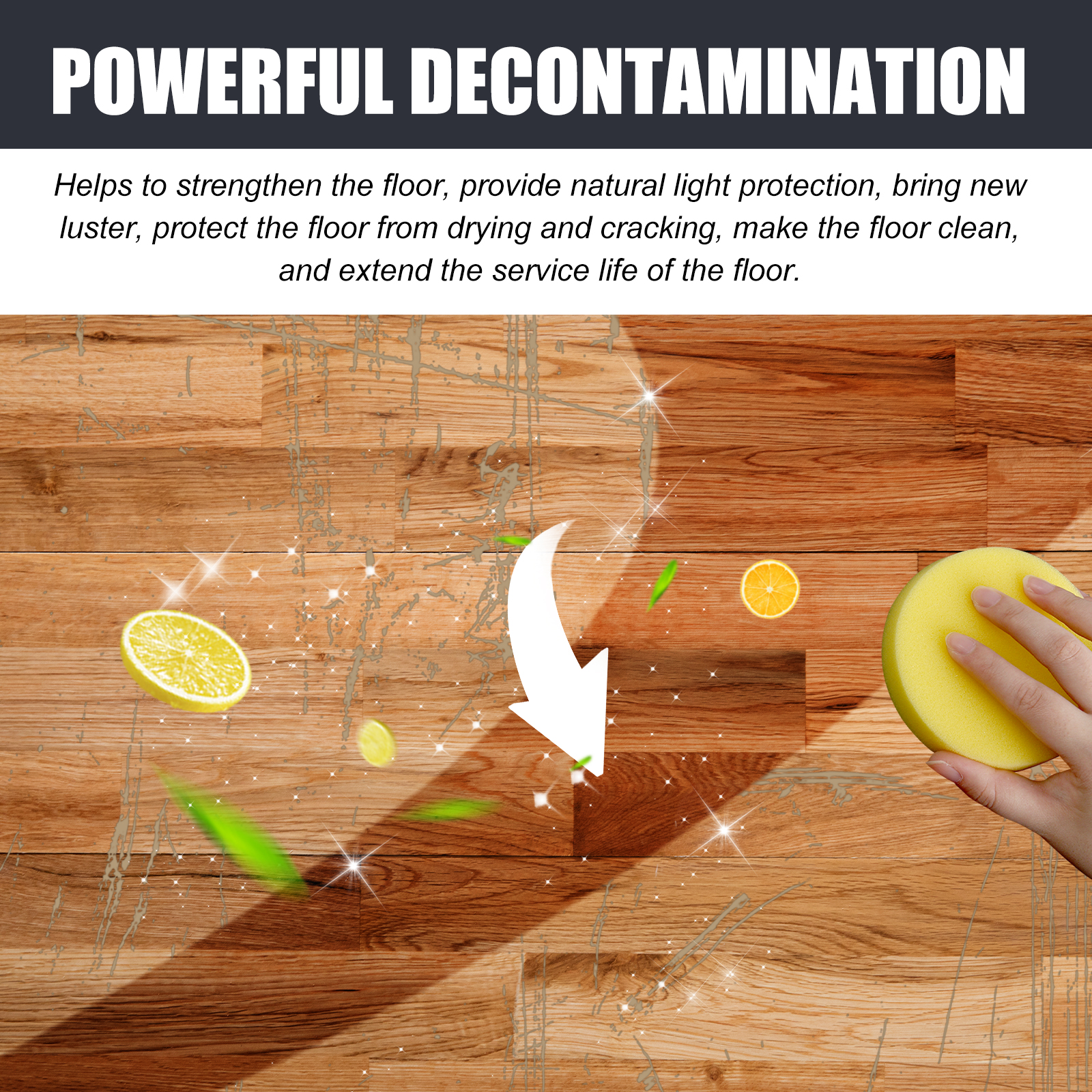 Alvantor All Purpose Cleaner, Multi-Surface Disinfectant Floor Cleaner for Mopping Solution, 3.38fl.oz