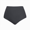 thumbnail image 6 of Kedxroy Women's Cross High Waisted Bikini Bottoms Full Coverage Swimsuit Bottoms(Dark Gray,XXL), 6 of 7