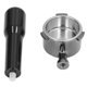 thumbnail image 5 of BRI Portafiltro de café de 51mm, portafiltro sin fondo de aleación de Zinc, 3 orejas para DELONGHI ECP3420 685 680, 5 of 10