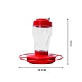 thumbnail image 2 of GFHFHITJ Bird Feeder Hummingbird Feeders for Outdoors Hanging To The Test Of Ants and Package Of 2 Hummingbird Feeders for Outdoors Feeders Plastic Red, 2 of 5
