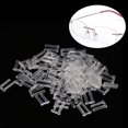 thumbnail image 1 of LHCER Rimless Glasses Sleeves, Glasses Compression Sleeves,3 Types 100pcs New Plastic Compression Sleeves for Rimless Glasses Accessories Tools, 1 of 7