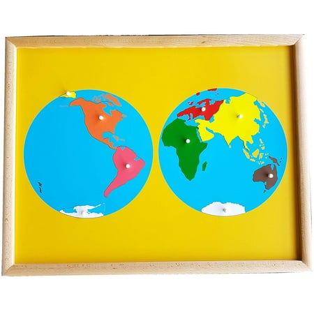 Montessori Continent Puzzle Map Ifit Montessori Puzzle Map Of World Parts, Montessori Toy Geography  Materials | Walmart Canada