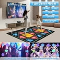 thumbnail image 6 of Fisca Double Dance Mat for Kid & Adult, Anti-Slip Wireless Musical Electronic Pad for TV & Projector Smart Camera & 2 Motion Controllers, Gift for Boys & Girls, 6 of 7