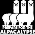 thumbnail image 3 of CafePress - Prepare For The Alpacalypse Men's Dark Pajamas - Men's Dark Loose Fit Cotton Pajama Set, 3 of 7