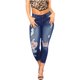 thumbnail image 5 of Pantalones Pitillo De Mujer,Pantalones De Mezclilla De Mujer Pantalones De Mezclilla Retro De Mujer Pantalones De Mujer Claridad Notable, 5 of 8