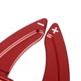 thumbnail image 4 of Pair Aluminum Alloy Red Steering Wheel Shift Paddle Shifter Extension Cover for VW Tiguan Scirocco Golf 6 GTI Touareg, 4 of 5