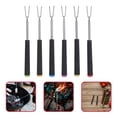thumbnail image 3 of KALLORY Fondue Burner Fondue Sticks Assorted Color Stainless Steel 6Pcs For Family Gathering, 3 of 10