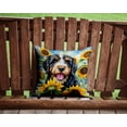 thumbnail image 2 of Bernedoodle Coussin Décoratif dans des Tournesols, 2 of 6