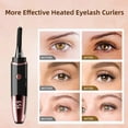 thumbnail image 5 of Heated Eyelash Curler Fast 10s Warm Up USB C Rechargeable Lash Styler With LED Display 4 Modes Lasting Curl Beauty Tool, 5 of 7