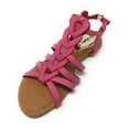 thumbnail image 2 of Victoria K Women's Gladiator Multi Loops Braid Sandals, 2 of 5