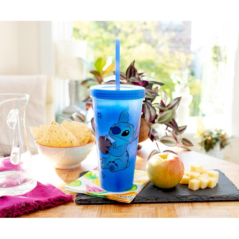 Disney Lilo & Stitch Cool Coconut Color-Changing Plastic Tumbler
