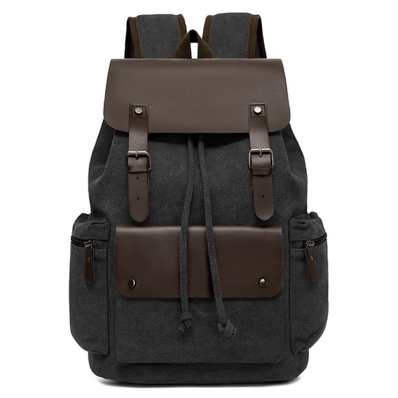 PRIYAL Sac à Dos en Toile Unisexe Vintage Décontracté Sac à Dos pour Ordinateur Portable Sacs de Jour Sac à Livres Randonnée Camping Sac de Voyage