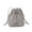 Gray1, variant on DTOWER Women Bucket Bag Faux Leather Shoulder Bag Solid Color Tassel Drawstring Crossbody Pouch
