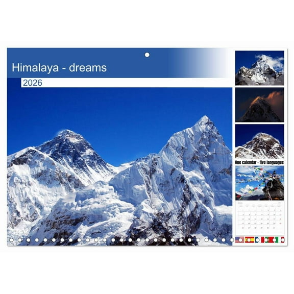 Himalaya - dreams (Monthly Wall Calendar 2026 11.7 x 16.5 (open)), CALVENDO 14 Month Calendar