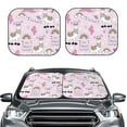 thumbnail image 2 of Haiem No Drama Llama Car Windshield Sun Shade (2 Pieces) Foldable Windshield Sun Shade Car Accessories for Truck SUV Pickup-Medium, 2 of 7