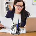 thumbnail image 3 of Guitar Pen Holder Creative Desktop Accessories Multi-Purpose Metal Pen Holder Ornaments, 3 of 7