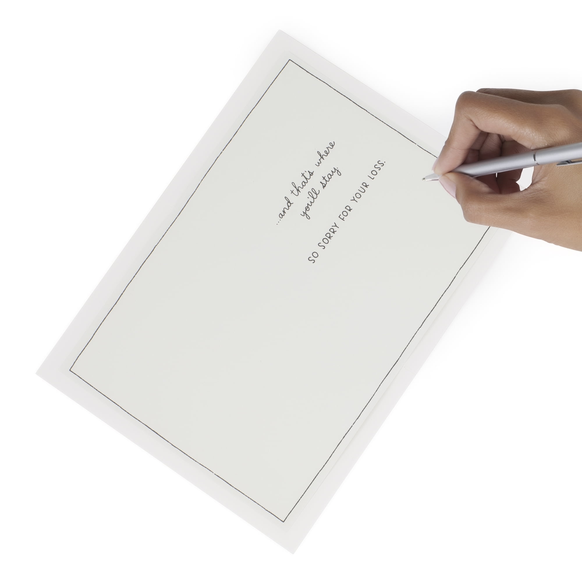 Hallmark, In My Thoughts, Sympathy Greeting Card - Walmart.com