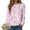 Pink, variant on larppty Women's Ugly Christmas Sweaters Cute Christmas Tree Long Sleeve Crewneck Sweatshirts Casual Oversized Pullover Tops （Pink, L）