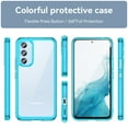 thumbnail image 3 of ELEHOLD Clear Case for Samsung Galaxy A54 5G Acrylic Transparent Non-Yellowing Slim Lightweight Shockproof Clear Case,Skyblue, 3 of 8