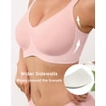 thumbnail image 5 of MINTREUS Bras for Women Supportive Wireless Push Up Bras Comfort No Underwire Full Coverage Seamless, 5 of 8