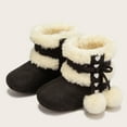 thumbnail image 5 of Actoyo Infant Toddler Baby Girl Winter Boots Soft Sole Anti-Slip Snow Warm Prewalker Newborn Boots, 5 of 14