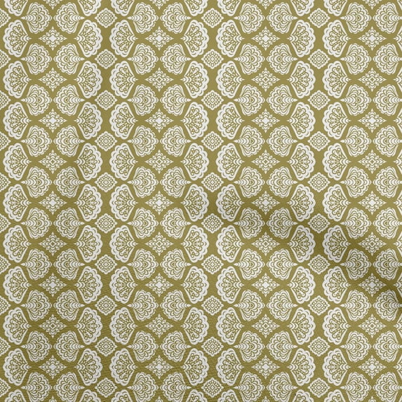 oneOoneVelvetLimeGreenFabricAsianBlockDressMaterialFabricPrintFabricByTheYard58InchWide