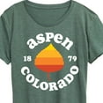 thumbnail image 3 of Instant Message - Aspen Colorado 1879 - Women's Short Sleeve Graphic T-Shirt, 3 of 7