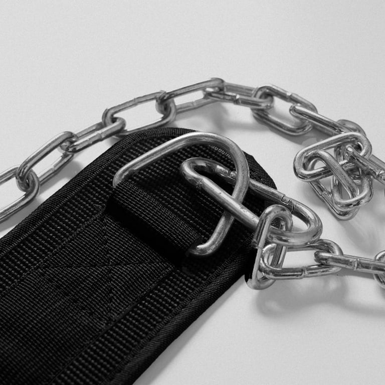 Gymreapers Dip Belt With Heavy Duty Steel Chain, Black photo 7