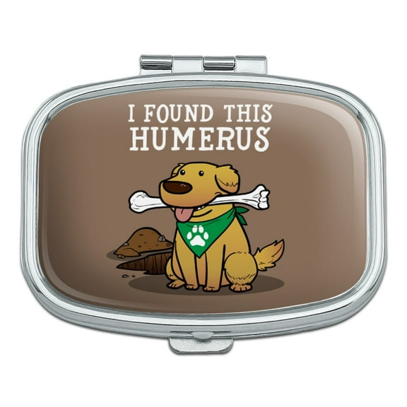 I Found This Humerus Bone Dog Humorous Rectangle Pill Case Trinket Gift Box