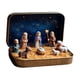 thumbnail image 4 of Figuras de Natividad de , decoración del nacimiento de Jesús, caja de esculturas, colección de adornos navideños para escritorio de, 4 of 9