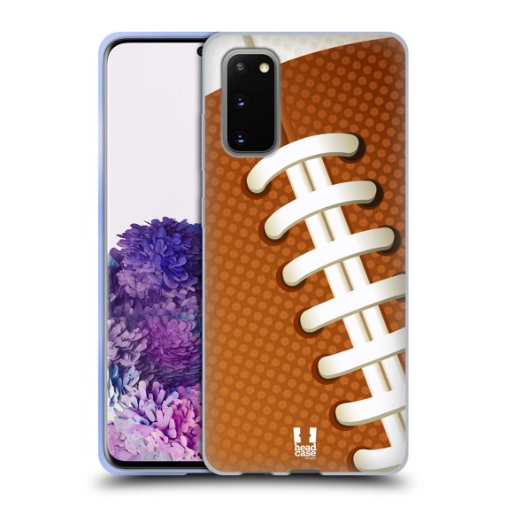 Head Case Designs Ball Collection Football Soft Gel Case Compatible with Samsung Galaxy S20 / S20 5G